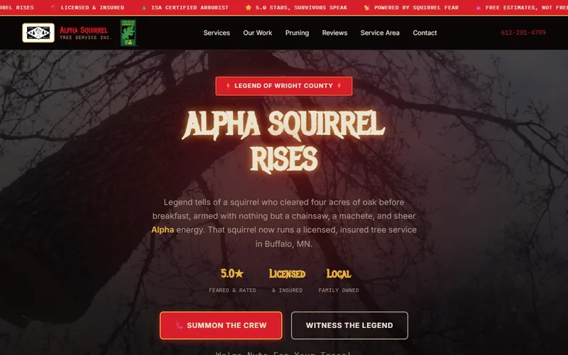 Preview of the Squirrel Fear theme